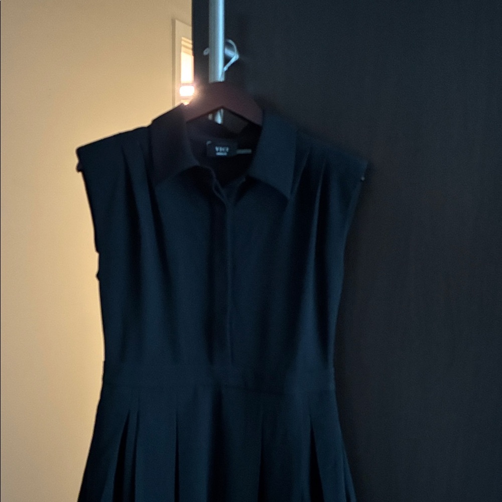 Vici Black Midi Dress Romper